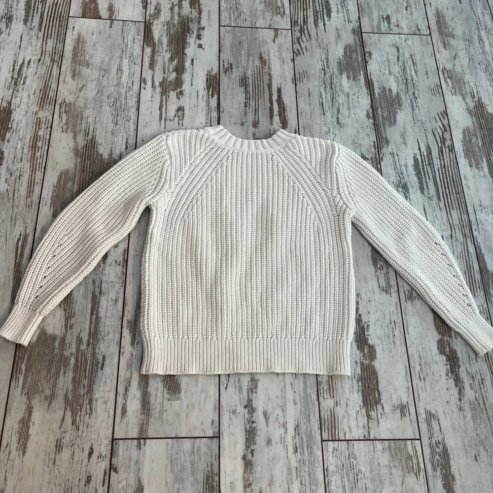Everlane Textured Cotton Crewneck Sweater - Size XS - Picture 15 of 16